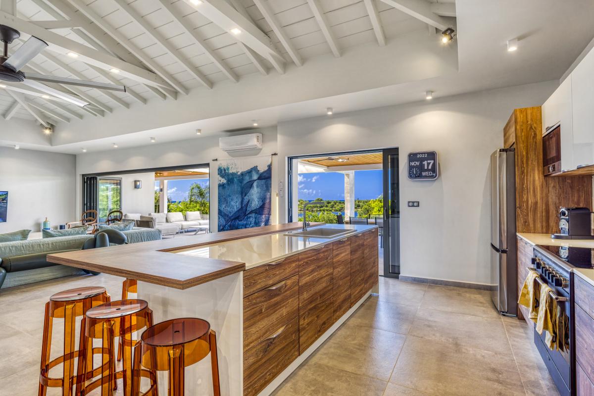 21 Location villa Terres Basses Saint Martin_cuisine